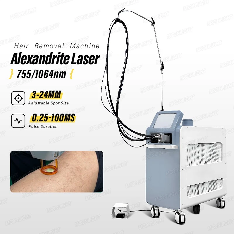 Alexandrite laser 755 1064nm machine