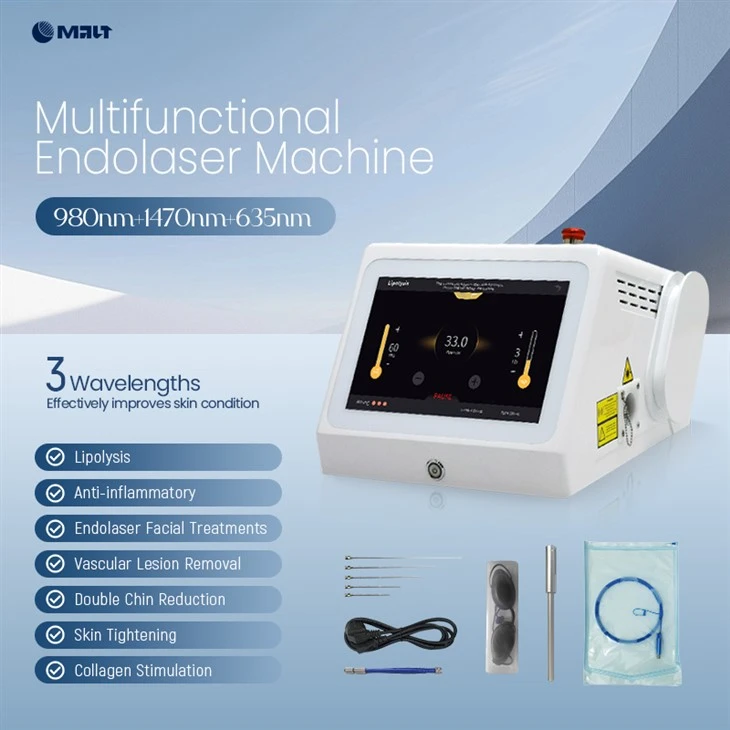 980nm 1470nm Diode Laser Lipolysis
