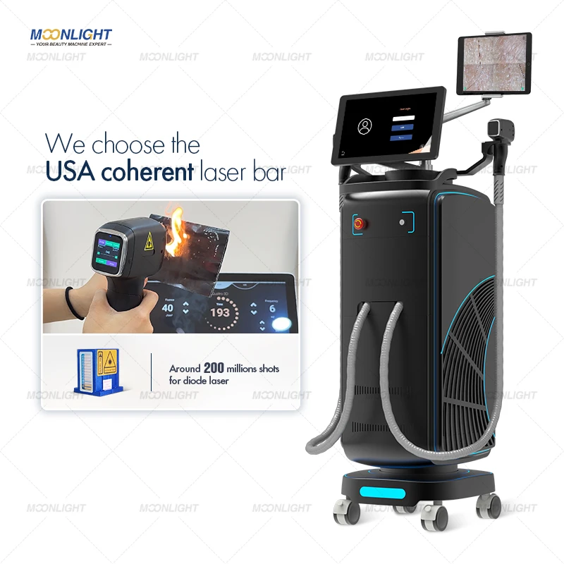 Soprano Ice Platinum-Penyingkiran rambut laser yang didorong oleh AI untuk nada kulit sejagat